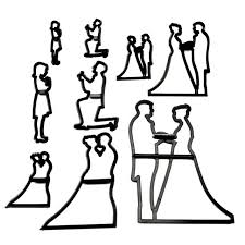 Bride Groom- Design-Cake-Fondant-Pastry-Cutter