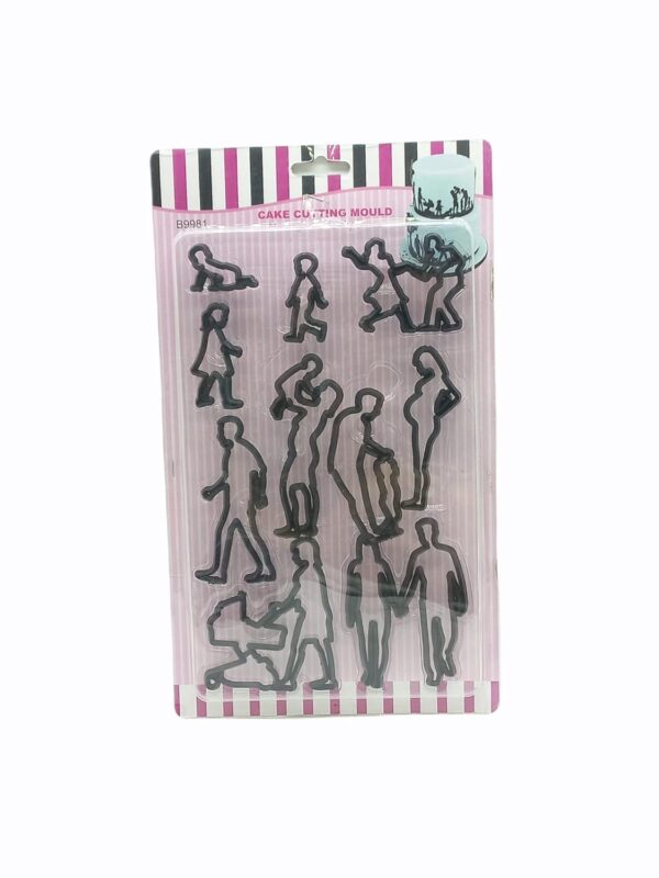 10pcs Silhouette Set Cookie Cutter Family Theme