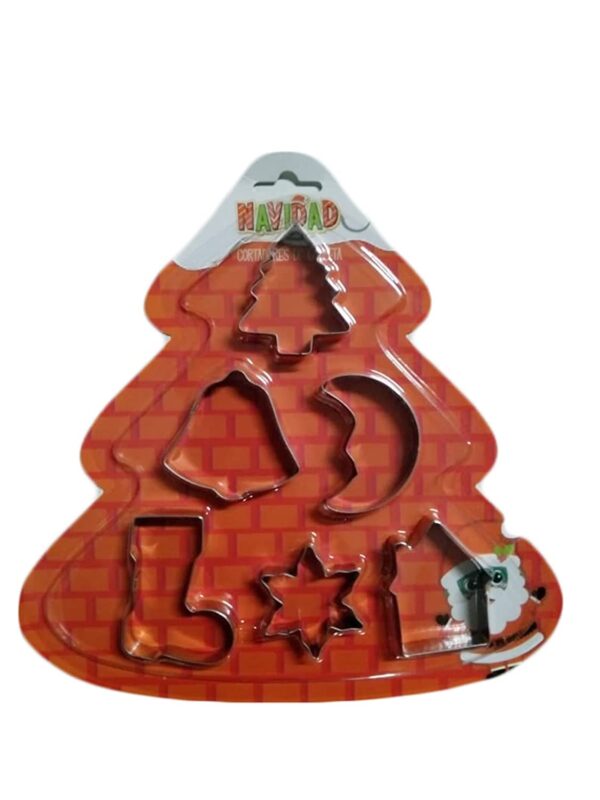 6 Pcs Christmas Cookies Cutter