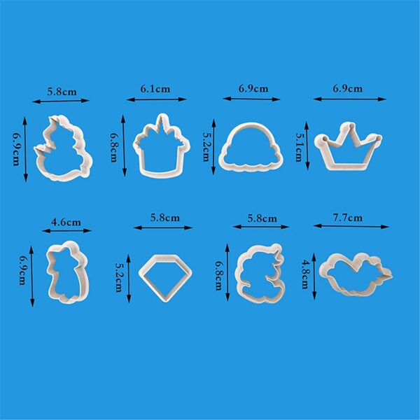 Cutter Unicorn Theme 8 Pcs Set - Image 2