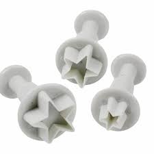 Star Shape Plunger Cutter 3 Pcs Set