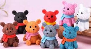 Teddy Bear Miniatures Set of 7
