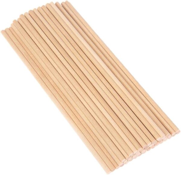 WOODEN CAKE DOWEL RODS (PACK OF 50)