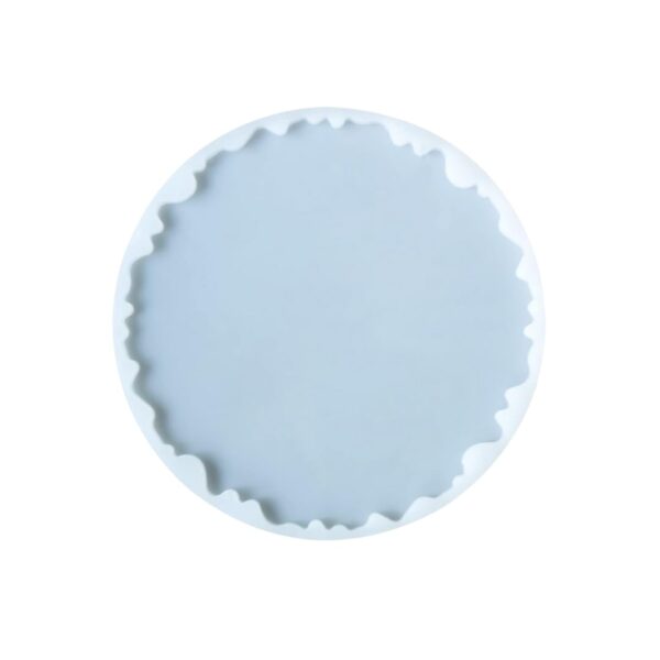 Round Resin Art Epoxy Casting Mould Tray Clock Photo Frame Mold Resin Coaster Mould 8 Inch