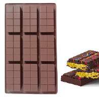 Kunafa Chocolate Mould - 9 Cavity Bar