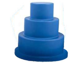 Bento Three Tier  Cake Pan Silicone Mold